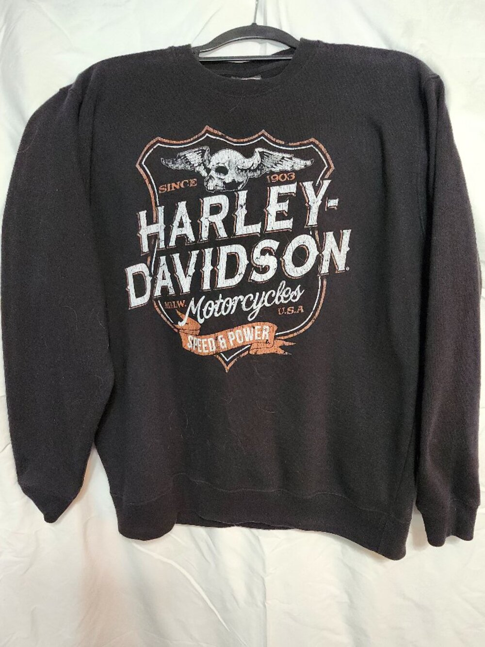 Vtg Genuine Harley-Davidson Motorcycles Sweatshirt